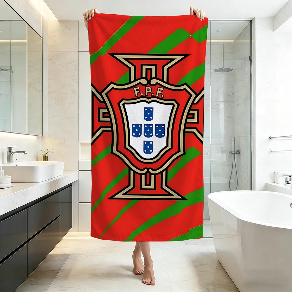 Flaga P-Portugalia Ręcznik Jakość Hotelu Pięciogwiazdkowego Ekologiczne Ultra Miękkie Grube Ręczniki & Ręczniki Plażowe