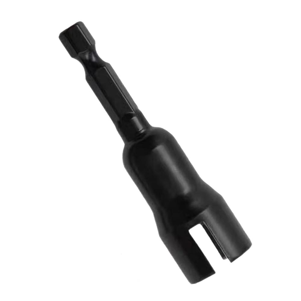 Natural Color Butterfly Socket Wrench - 65mm Hex Handle Slotted Wing Nut Tool for Electric Screwdriver Panel Installation