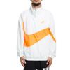 Nike Jackets Men's White Orange Stand Collar Moderate Other AJ1404-123