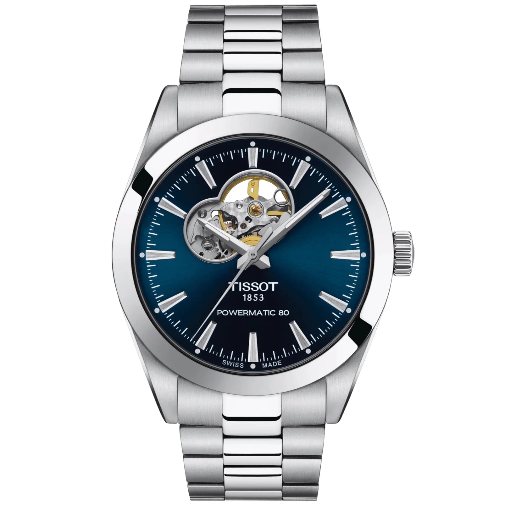 

[Tissot] Men s Tissot Gentleman Blue Dial Bracelet Watch T1274071104101 [Regular Imported]