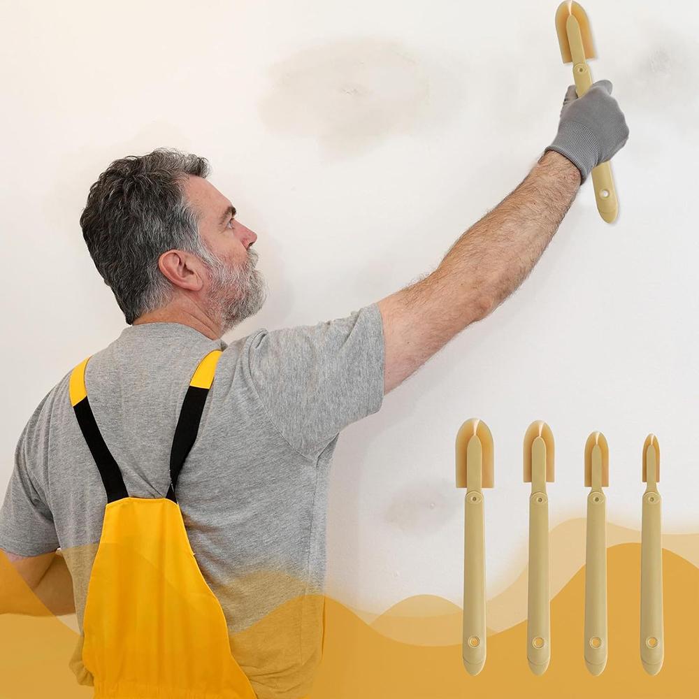 8pcs Durable Rubber Caulking Tool Silicone Caulk Finishing Set Tool, 4 Sizes