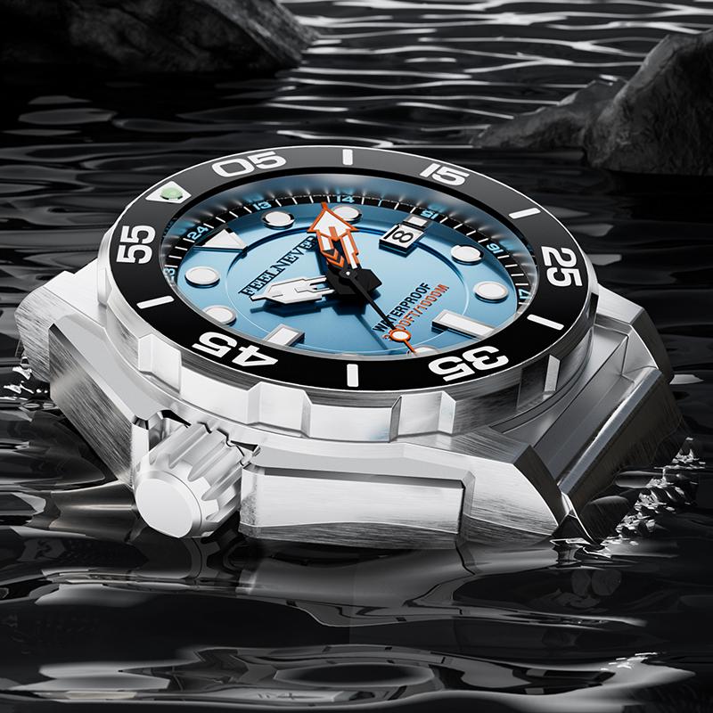 New Automatic Mechanical Watch for Men FeelNever Original Waterproof Luxury Business Male Wristwatches Relogio Masculino