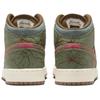Air Jordan 1 Mid GS Treeline Kids Sneakers Brown Archaeo-Brown Coconut-Milk FQ8101-200