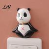 Panda Switch Sticker 3D Light Sticker Cute Decal Easy Peel Funny Yoga Pose Decor & Stick Wall Art for Home Bedroom Living Room Accessory