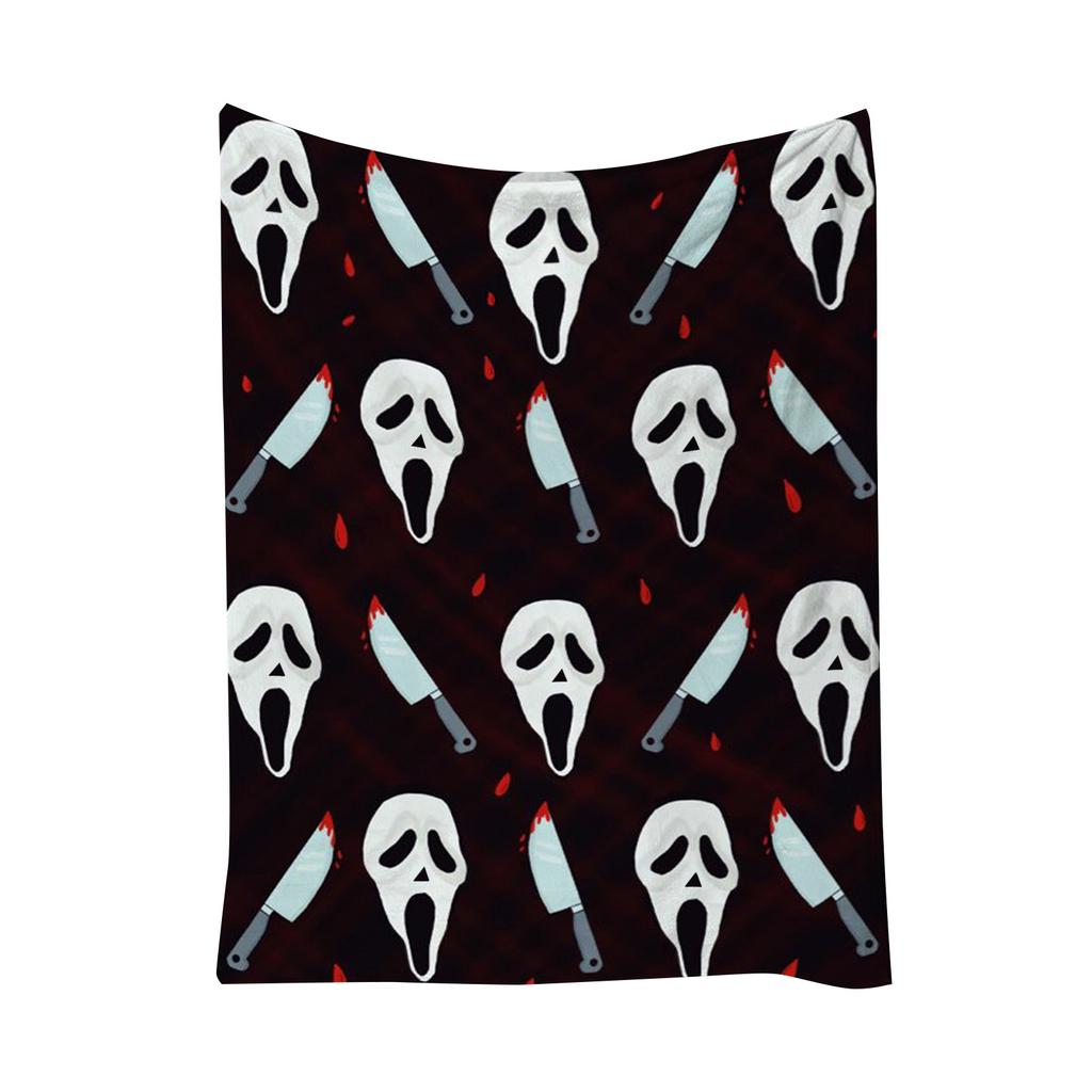 Gothic Blanket, Gift For Ladies And Girls, Spooky Spiderweb Spider Horror Print, Halloween Birthday Christmas Party Gift Home Decor Sofa Throw