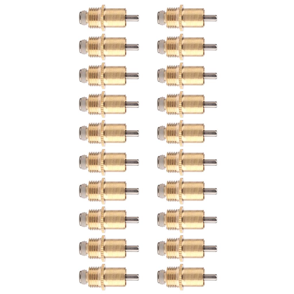 20Pcs Long Type Rabbit Drinker Nipple Waterer Drinking Water Tool Cage Accessories