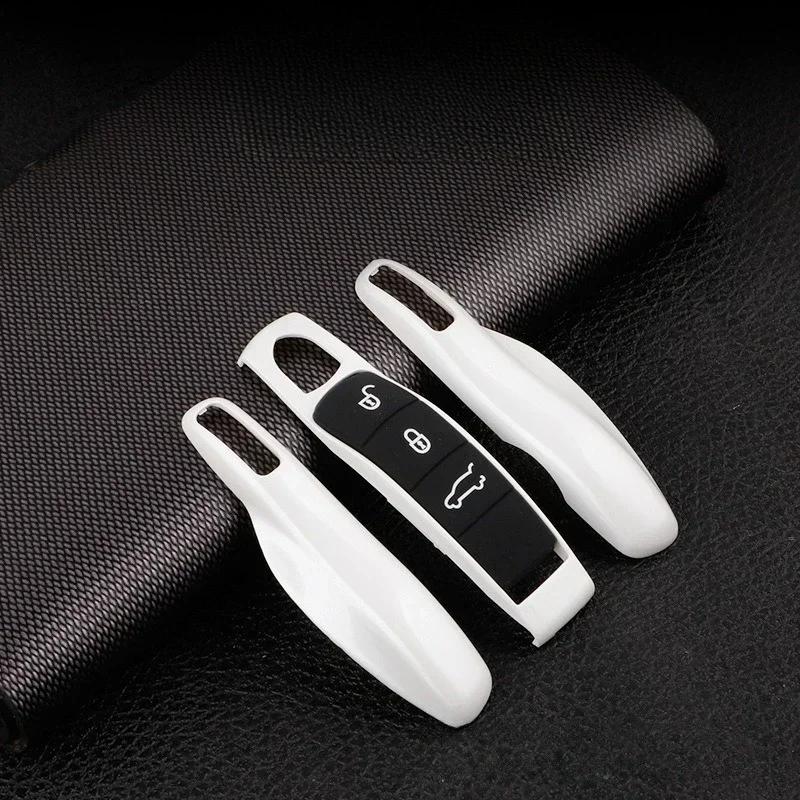 Smart Fernbedienung Schlüsselhülle Fob Hüllen Set Schale für Porsche Panamera Spyder Carrera Macan Boxster Cayman Cayenne 911 970 981 991