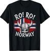 Ro Ro Norge Vikinghjelm Norsk flagg Nordic Pride T-skjorteÅpnes i et nytt vindu eller en ny fane