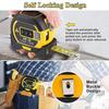Laser Tape Measure Handheld Electronic Digital Tape Measure Data Storage Self Locking Easy To Operate for Accurate Measuring