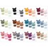 Pack of 3 Set Lovely Newborn Baby Hat And Scratch Resistant Mittens Set Comfortable Wear For Infants 0-6 Months