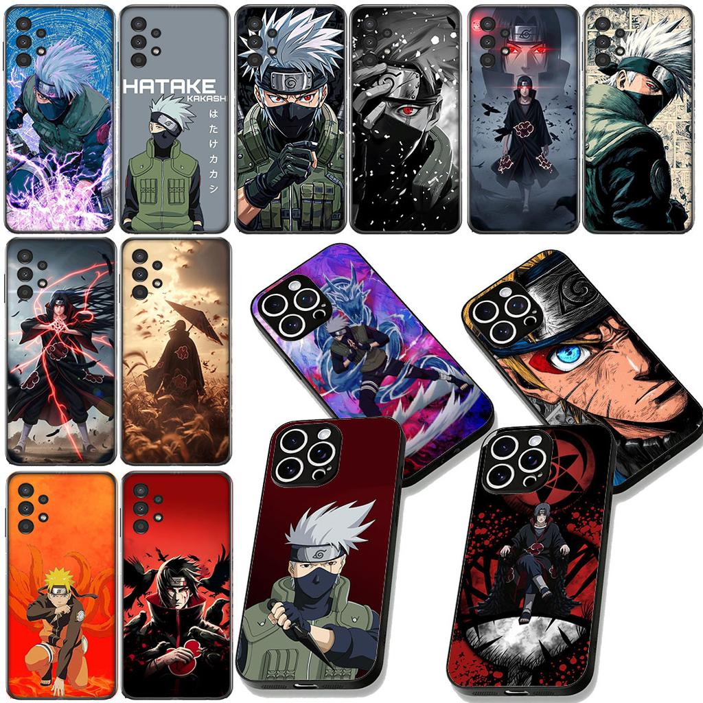 Uchiha Itachi Narutos Kakashi Hatake Phone Cover for Samsung Galaxy S22 S21 S20 FE Ultra Plus A35 A36 A37 A33 A34 A04 A71 Case