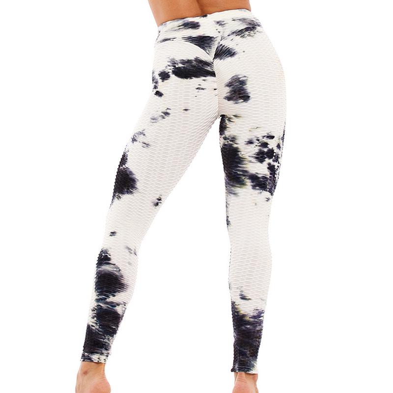 Tie-dye Womens Yoga Pants High Waist 