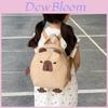 Adorable Japanese Cartoon Style Unisex Kids Backpack Featuring Cute Capybara Design