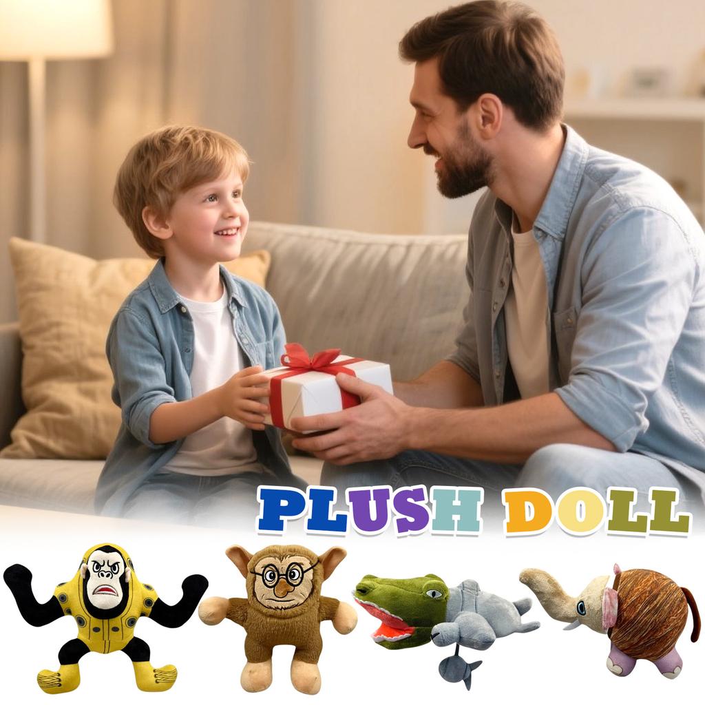 Plush Doll, Toy Gift, Cartoon Style, Children's Rag Doll, Children's Gift Pillow