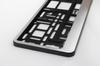 Brushed Silver License Plate Frame AMIO-01646
