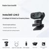 Insta360 Link2 Pro AI Tracking 4K PTZ Webcam