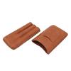 3 Fingers Cigar Case Artificial Leather Waterproof Portable Travel Cigar Box for Outdoor Business