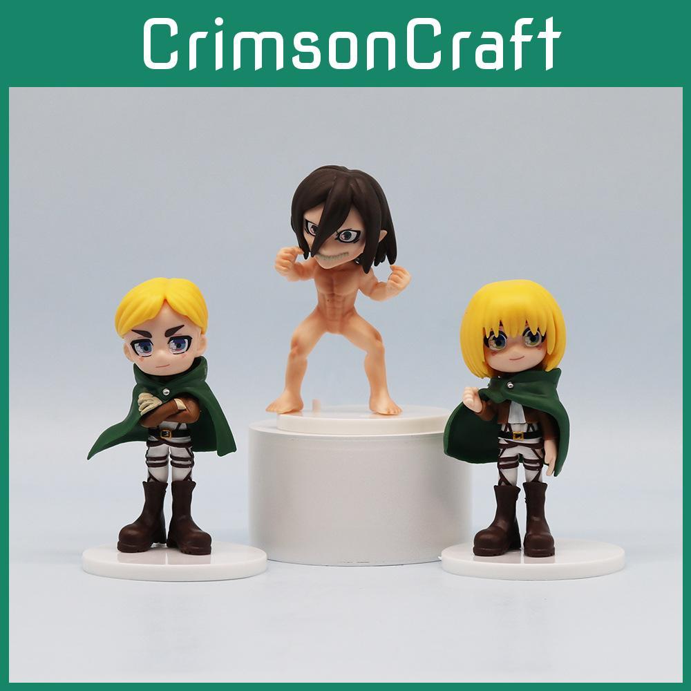 On Attack Titan Figure Model Toy Cartoon Living Room Tabletop Decoration Pieces