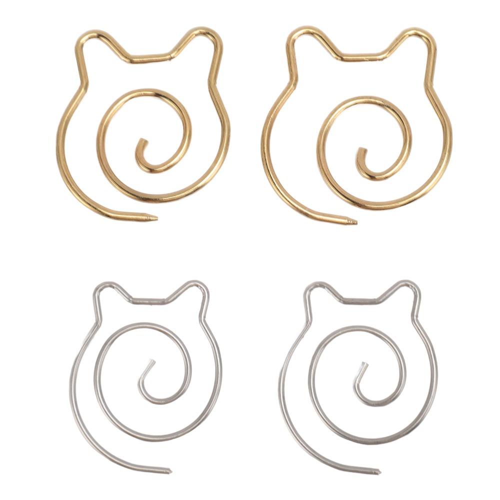 8pcs Metal Spiral Cable Knitting Needle Round Cable Needle Shawl Pin  For Knitter