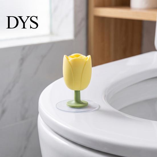 Portable Toilet Lid Handle Silicone Tulip Lifter, Hands-Free Seat Lift Handle, Avoid Touching Cover Tool, Bathroom Accessories Hotel Supplies