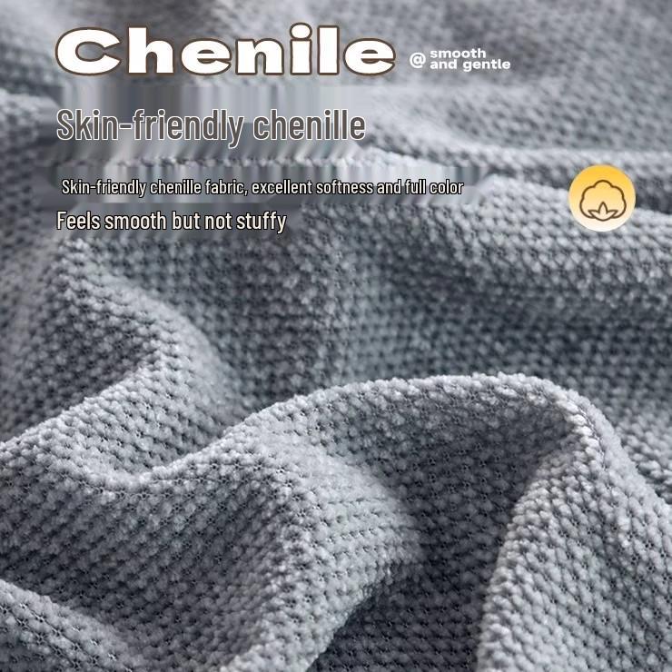 Universal Non-Slip Chenille Sofa Cover - Thick & Cozy for Winter 2024