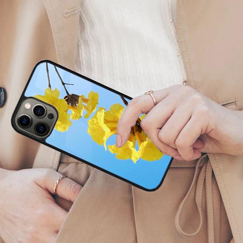 Flowery Buttercup Plant Magnetic Phone Case For APPLE iPhone 17 Air 16 14 13 12 Pro Max 15 Plus Charge With MagSafe Cover