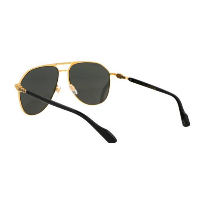 GUCCI Personality Simple and Stylish Alloy Aviator Sunglasses Men's