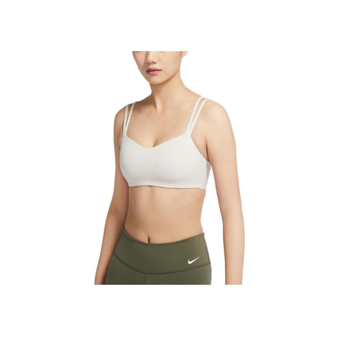 

Nike Dri-FIT Alate Solid Support Мягкий спортивный бюстгальтер Женское нижнее белье Белый DO6609-104 S