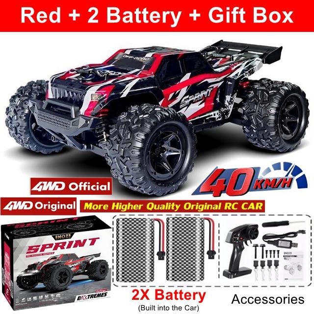 All Terrain RC Car 40KM/H High Speed Race 4WD Electric Vehicle Radio Remote Control 4X4 Waterproof Off Road Truck VS 50KM/H Fast