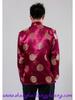 APEK Men's Red Long Sleeve Tang Suit Ethnic Outerwear for Spring, Autumn, Winter