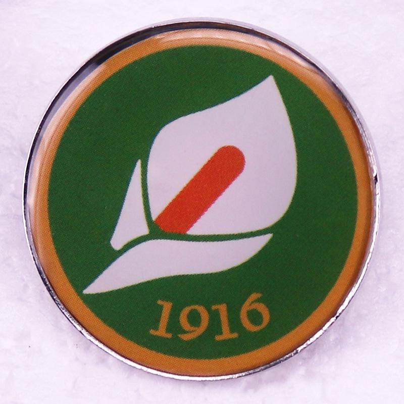 Calla Lily Brooch Badge, 1916 Design