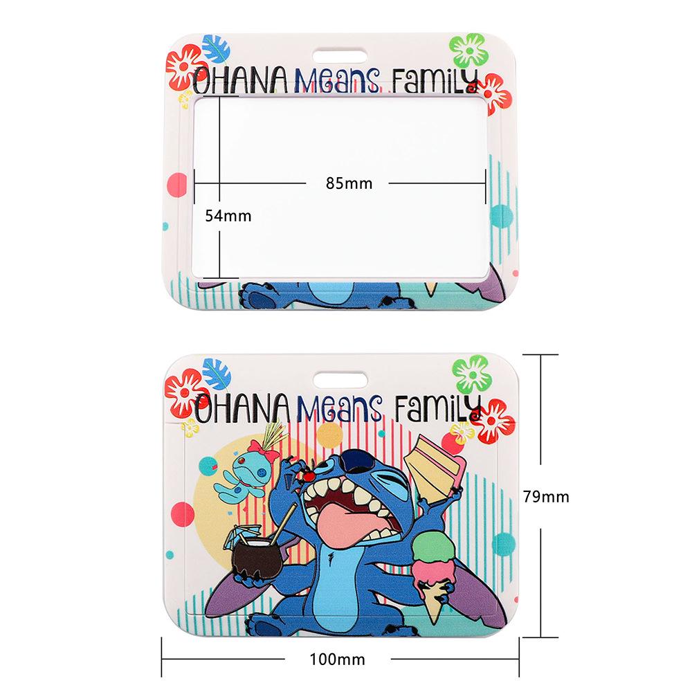 Cute Planet Plushie ID Card Holder with Slide Case & Lanyard for Phone and Access Cards