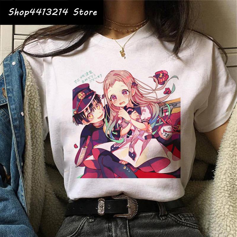 Hanako Kun T Shirt Women Japanese Anime Summer Tops Toilet Bound Funny Cartoon TShirt Harajuku Unisex Tshirt Female New