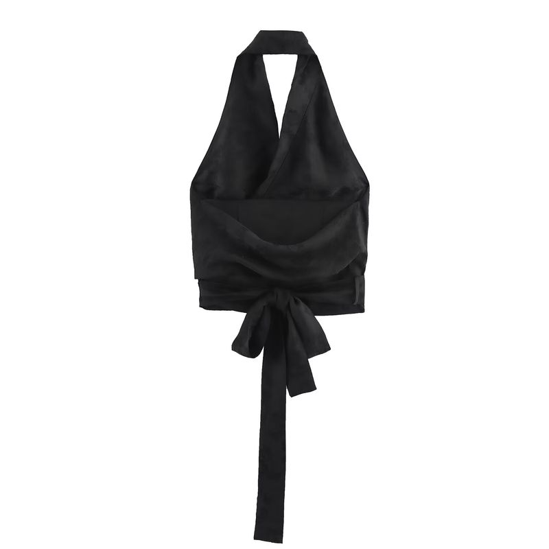 Araltay New Arrival Fashion Style Women's Jacquard Florals Hanging Collar Tops Casual Pants 2731264 800