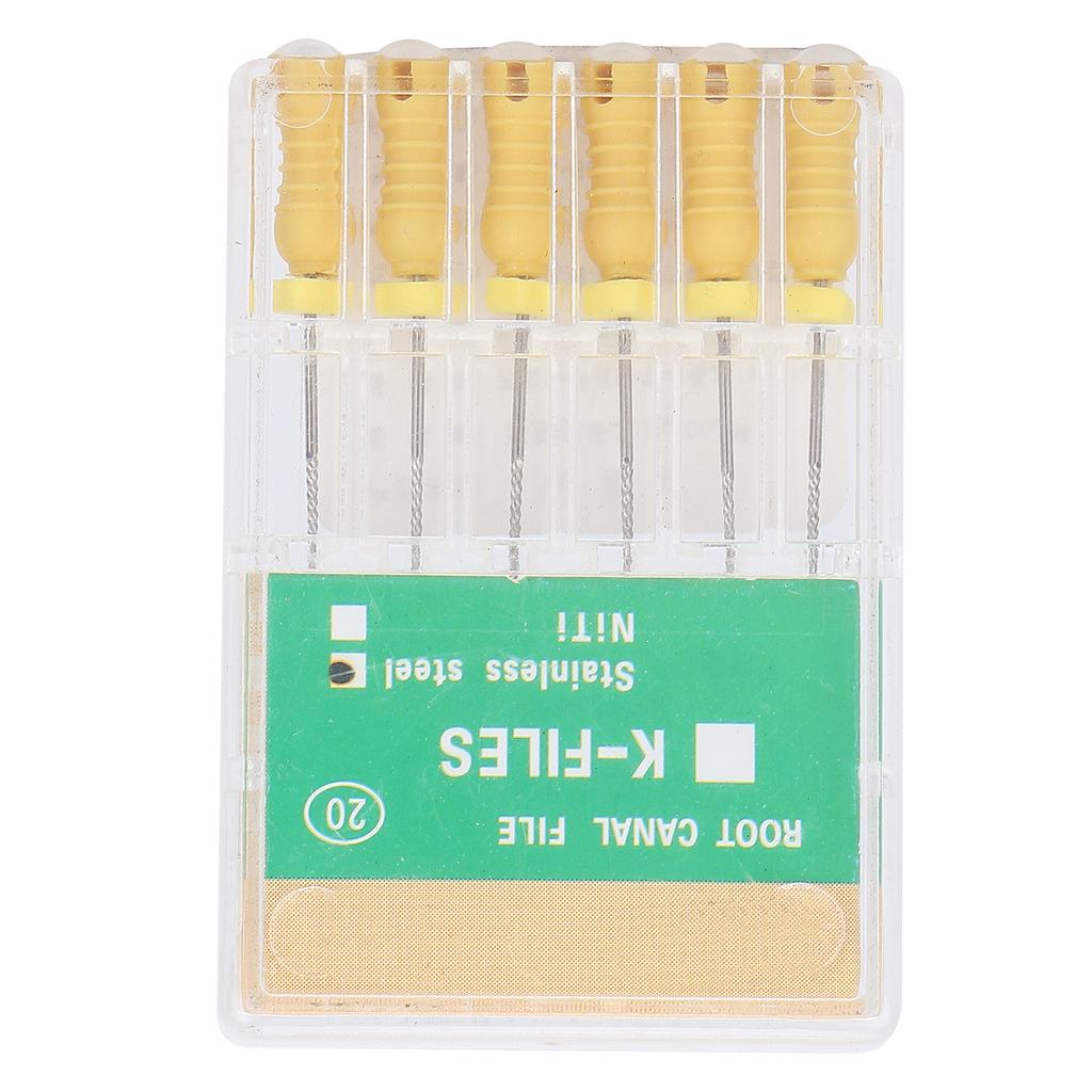 Dentist #20 KFiles Dental Endo Root Canal File Stainless Steel Professional Dental Tool