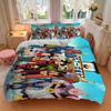 3Pcs Dragon Ball Heroes Ultimate Battle Bedding Set Soft Fabric Duvet Cover Pillowcases Home Christmas Xmas Halloween Gift 1 Duvet Cover 2 Pillowcase
