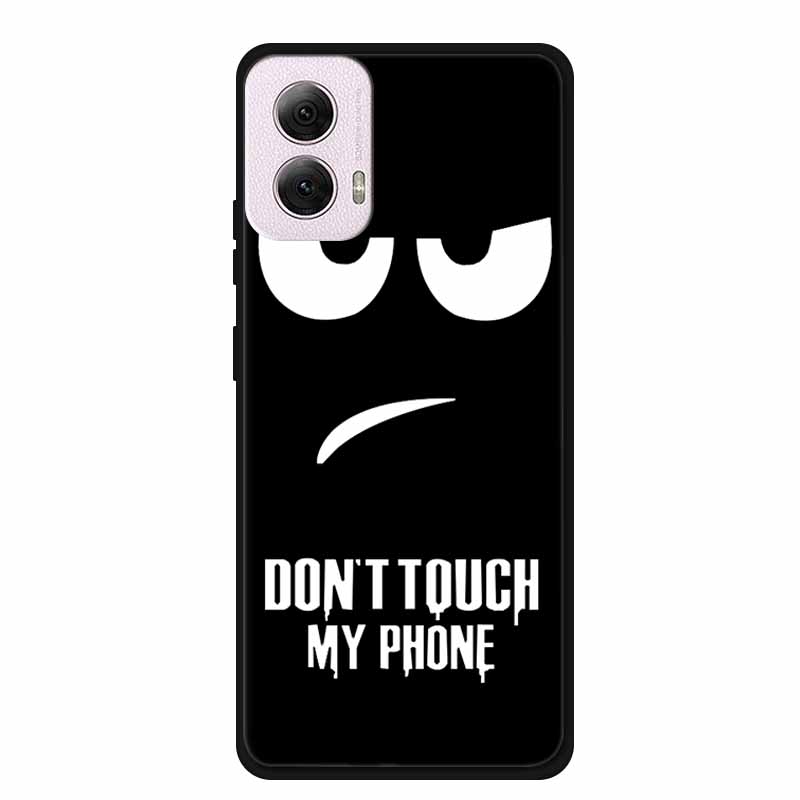 For Moto G Power 2024 Case TPU Animals Soft Silicone Phone Cases For Motorola G Power 2024 5G Wolf Protector Original Back Cover