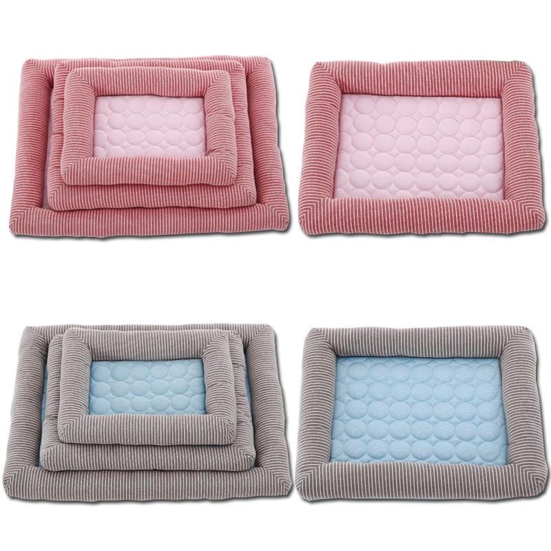 Cooling Ice Silk Mat Cat & Dog Bed for Summer