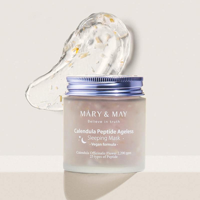MARY & MAY Vegan Calendula Peptide Ageless Sleeping Mask 110ml