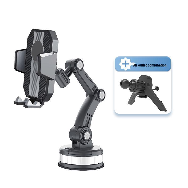 Doukuai Multifunctional Car Phone Holder with Suction Cup for Windshield or Dashboard.