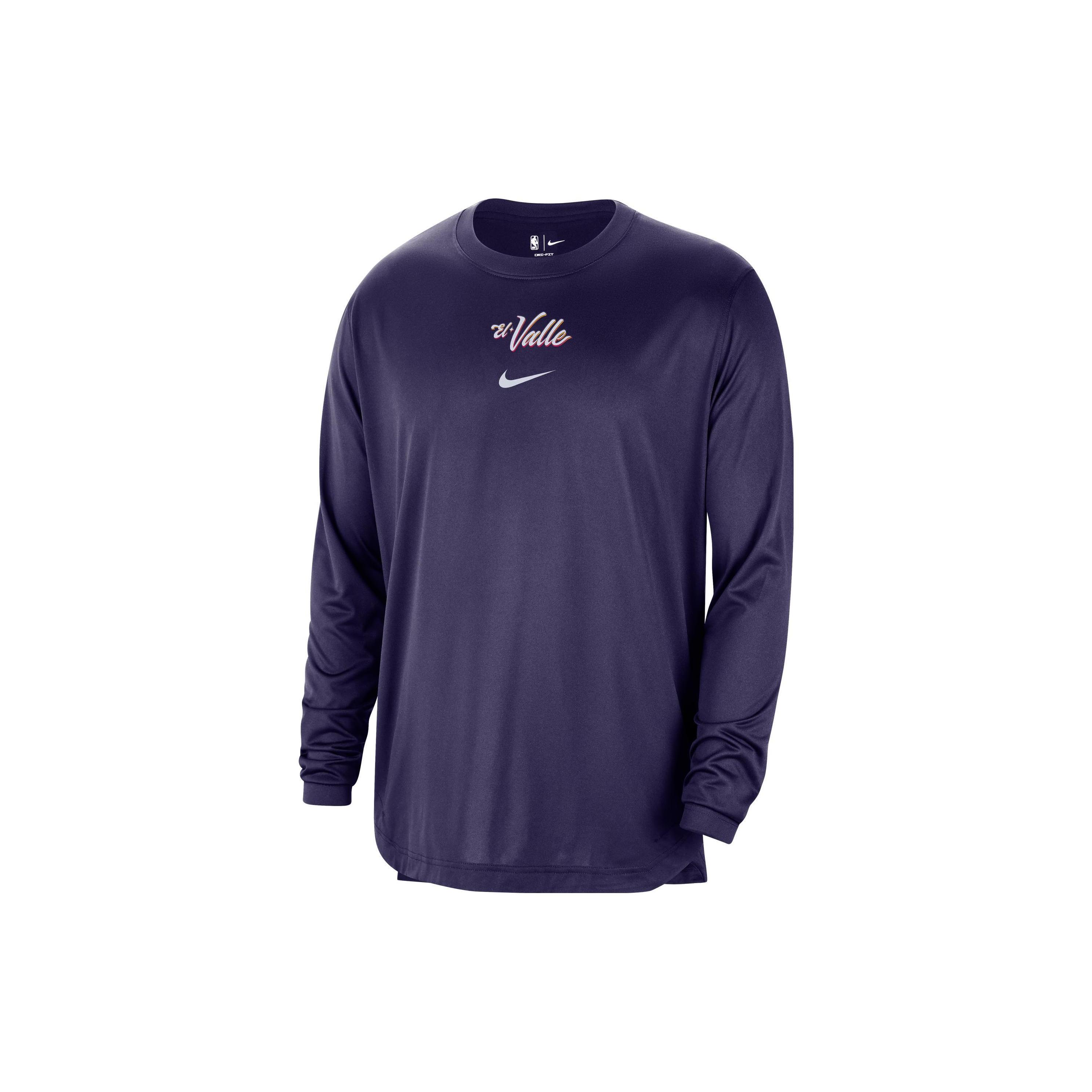 

New Nike T Shirts Men Ink Purple FB3606-535 XS