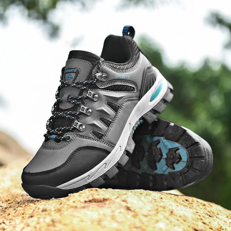Outdoor Wasserdichte Klettern Wanderschuhe Frauen Atmungsaktiv Bequeme Beiläufige Turnschuhe Damen Trekking Klettern Wanderschuhe 48