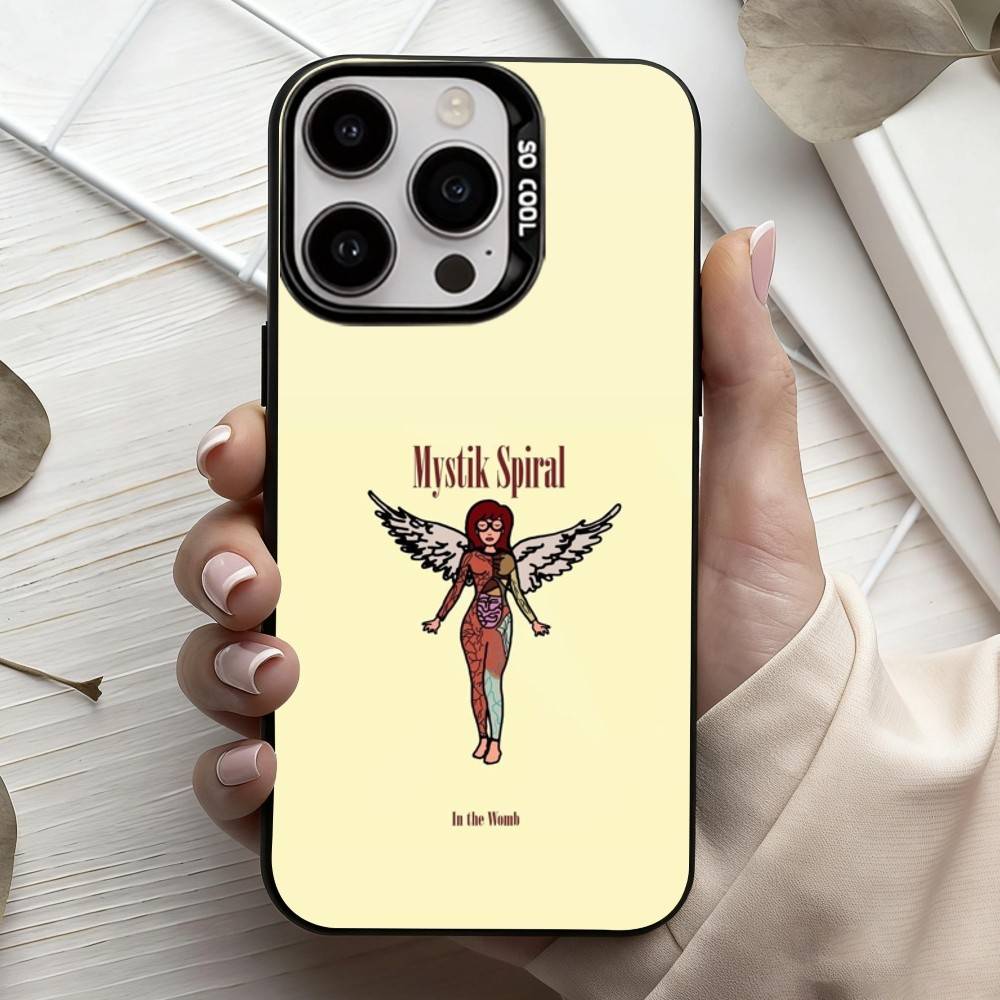 Daria Cool Girl Fashion Phone Case For iPhone17,16,15,14,13,12,11 Plus,Pro Max Black Candy Silver Phone Case