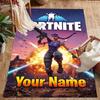 Fortnite Customized Name Floor Rug Office Rug Design for Living Rooms Foyer Dining Room Hallway Anti-slip Rug Anime Office Decor