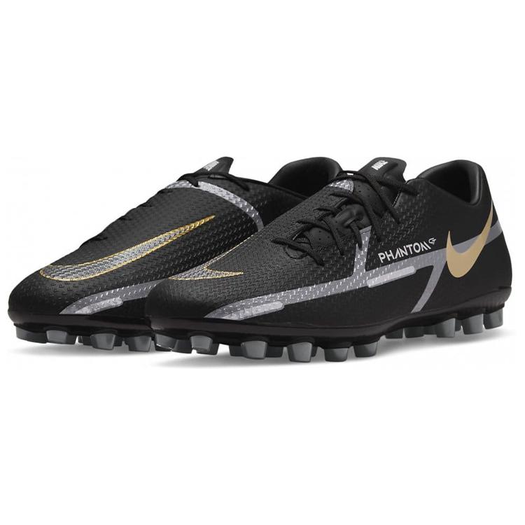 Nike Phantom GT2 Academy Ag 'Black Dark Grey Metallic Gold' DC0798-007