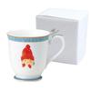 NARUMI Girl In a Red Wool Hat by Chihiro Cute Winter Wedding Day Dishwasher Made In Gift Gift Wrapping Product Mug, Iwasaki, 290cc, Scene, Gift,