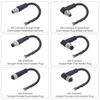 M8 Shielded Cable Connector Male Female Molding Aviation Plug 3 4 5 6 8 Pin Straight /Right Angled PVC TPU 1M 5M Extension Wire