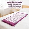 Tapis d'acupression pour soulager les douleurs du dos et de la nuque, aide à la relaxation