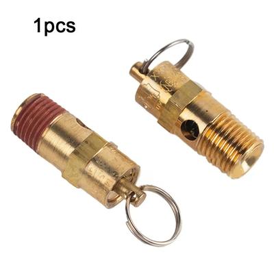 1 Stück Kompressor Sicherheitsventil 1/4" Außengewinde NPT Einlassanschluss 125PSI-270PSI Druckventil Sicherheitsventile Teile
