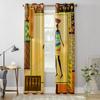 Afrykańskie dziewczyny zasłony okienne do salonu luksusowy wystrój sypialni zasłony kuchenne dekoracje okienne zasłony